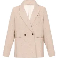 Usha Jacke Frauen Hellbeige Melange