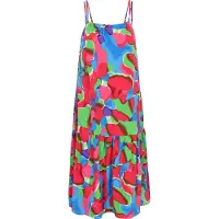 IZIA Kleid Frauen rosa mehrfarbig