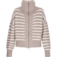 Dreimaster Cardigan Damen Sand Wollweiss
