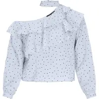 Faina Bluse Frauen Blau Schwarz
