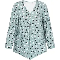 Usha Bluse Frauen mehrfarbig grün