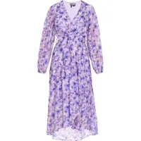 Dreimaster Kleid Frauen lila