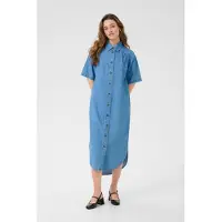 Kaffe Kleid KAluise Loose fit blue