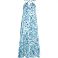 IZIA Kleid Frauen blau mehrfarbig