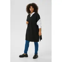 KAFFE CURVE Poncho KCannett Loose fit black