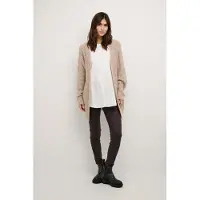 Culture Strickjacke im Oversize-Schnitt beige