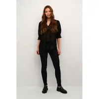 Culture Langarm-Bluse Relaxed fit Blac