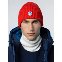 North sails Beanie Breiter Rippstrick mit Logo-Patch