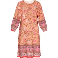 Usha Kleid Frauen orange mehrfarbig