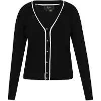 Faina Strickjacke Frauen Schwarz