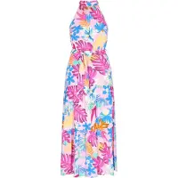 IZIA Kleid Frauen hellrosa mehrfarbig