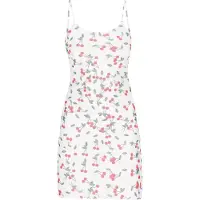 Mymo Kleid Frauen weiß mehrfarbig