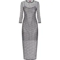 MyMo ROCKS Kleid Frauen weiß-schwarz