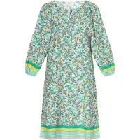 Usha Kleid Frauen grün mehrfarbig