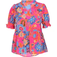 Usha Bluse Frauen mehrfarbige Rose