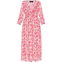Faina Kleid Frauen rosa weiß