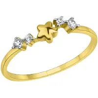 Fascination by Ellen K. Ring 375/- Gelbgold bicolor Zirkonia