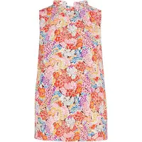 Usha Bluse Frauen mehrfarbig rot