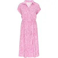 Usha Kleid Frauen rosa weiß