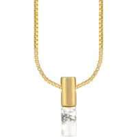 Cai Anhänger mit Kette 925/- Sterling Silber Howlith