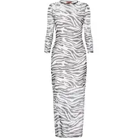 MyMo ROCKS Kleid Frauen weiß-schwarz