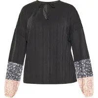 Usha Bluse Frauen Schwarz