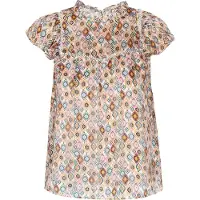 IZIA Bluse Frauen Kamel mehrfarbig