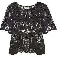 Usha Bluse Frauen Schwarz