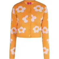Mymo Strickjacke Frauen orange