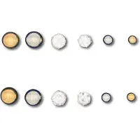 Steuer Modeschmuck Ohrstecker-Set Ohrstecker-Set 6 Paare