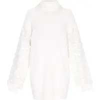 IZIA Kleid Frauen Weiß