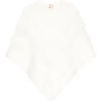 IZIA Poncho Frauen Weiß