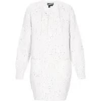 Dreimaster Kleid Frauen cremefarben