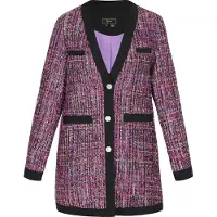 Faina Blazer Frauen Violett