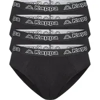 Kappa 4er Set Slip in Schwarz