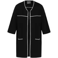 Dreimaster Strickjacke Frauen Schwarz