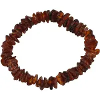Steuer Modeschmuck Armband Splitter Bernstein braun