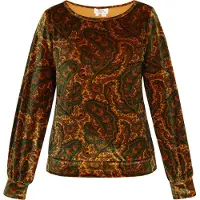 Usha Bluse Frauen gelb mehrfarbig