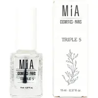 Mia Cosmetics Paris Triple 5, Nagelhärter, Frauen, 11 ml, Schutz, Flasche, Ethyl Acetate, Butyl Acetate, Nitrocellulose, Adipic Acid/Neopentyl Glycol/Trimellitic Anhydride...