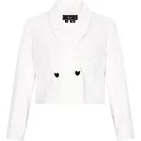 Faina Blazer Frauen cremefarben