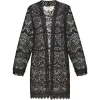 Usha Strickjacke Frauen Schwarz