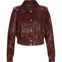 Faina Jacke Frauen Burgund