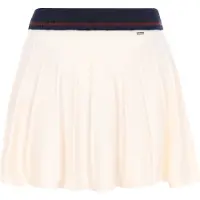 Dreimaster Rock Frauen Offwhite Marineblau Weinrot