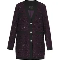 Faina Blazer Frauen Dunkelviolett