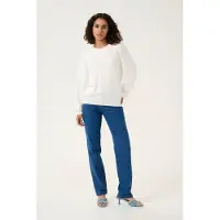 Kaffe Strickpullover Regular fit white