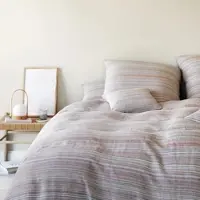 Elegante Halbleinen Bettwäsche Flair multi 200x220 cm + 2x 80x80 cm - bunt