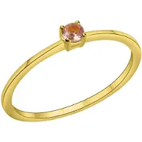 Fascination by Ellen K. Ring Gold 375 mit echtem pinken Saphir 3mm
