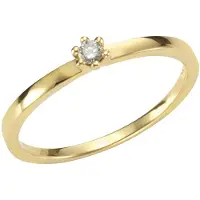 Orolino Ring Gold 585 mit Brillant 0,05ct.