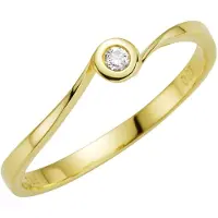 Orolino Ring Gold 585 mit Brillant 0,03ct.