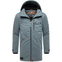 STONE HARBOUR Wintermantel "Fintaan XX" Winterparka mit großen Eingrifftaschen und Brusttasche